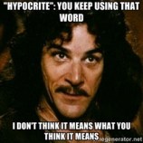 hypocrite
